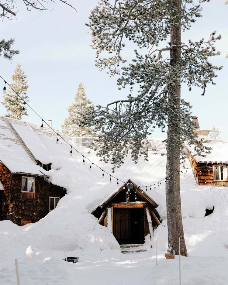 Clair Tappaan exterior during the winter